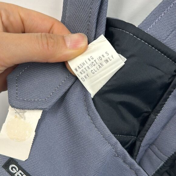 Vintage 80's Gerry Gray Wool Straight Leg Ski Overalls Size XS/S (tag size 12) - Picture 6 of 8